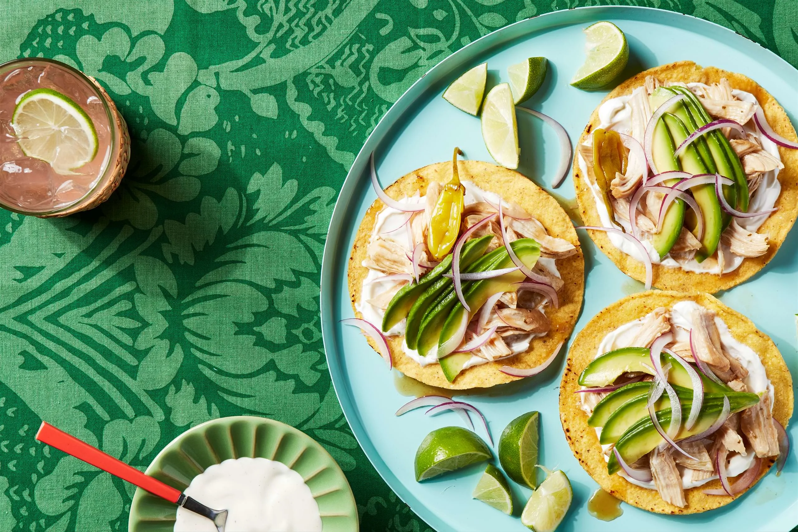 How to Make Shredded Chicken Tostadas