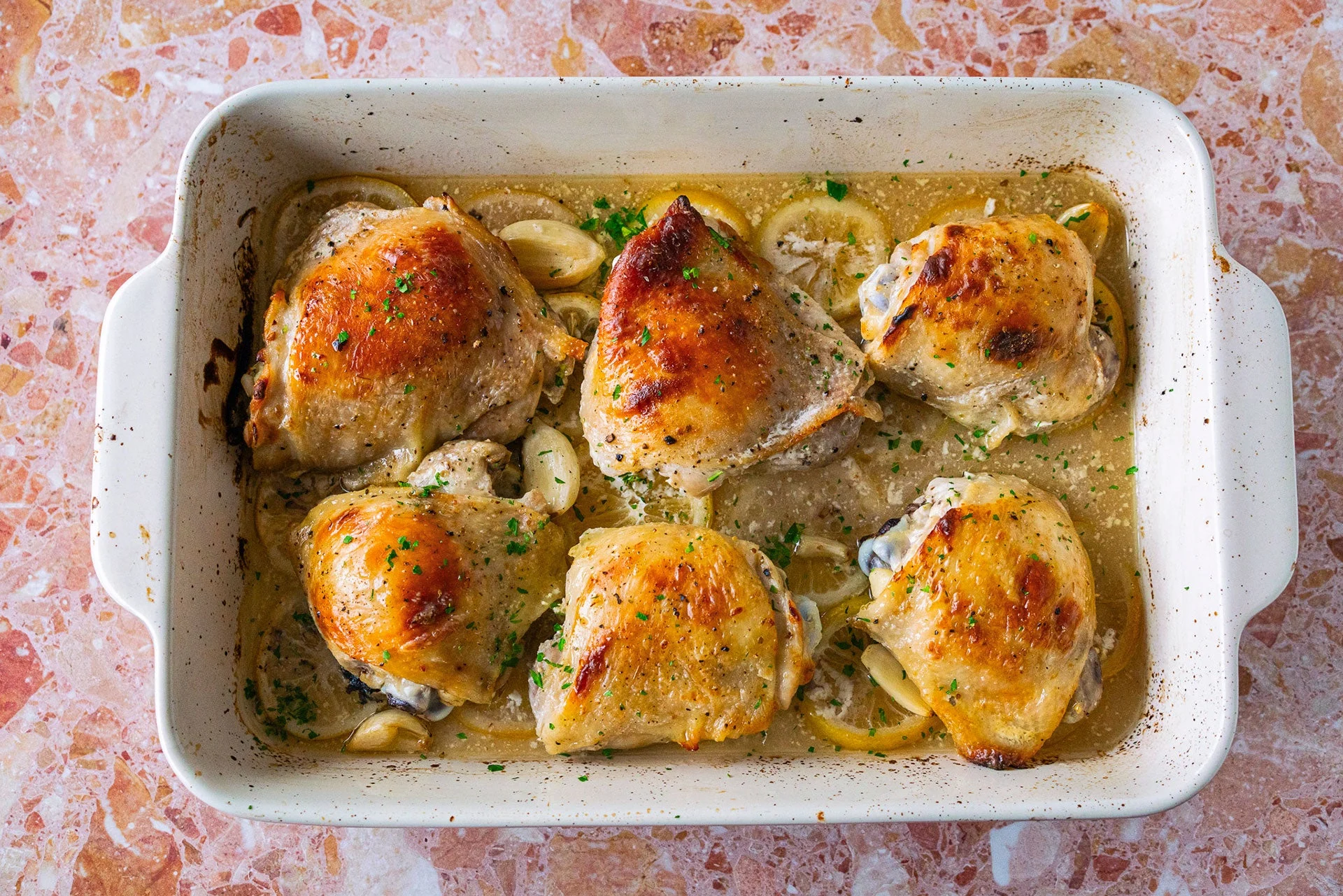 Garlic Ranch Roasted Chicken Thighs