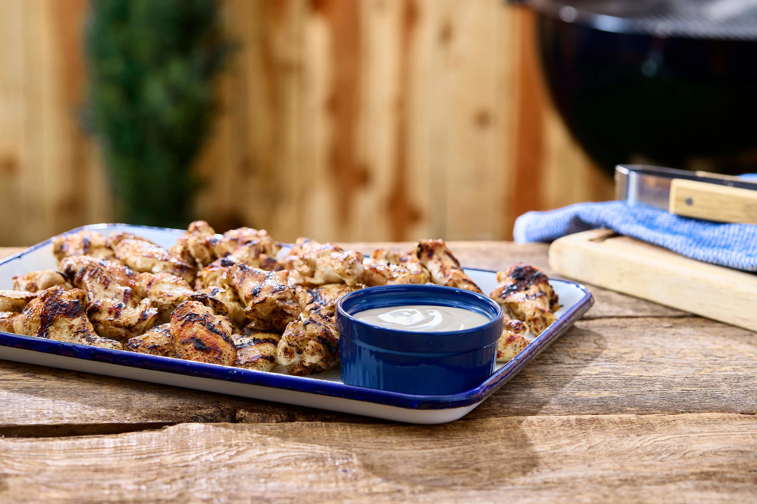 Grilled Ranch Wings