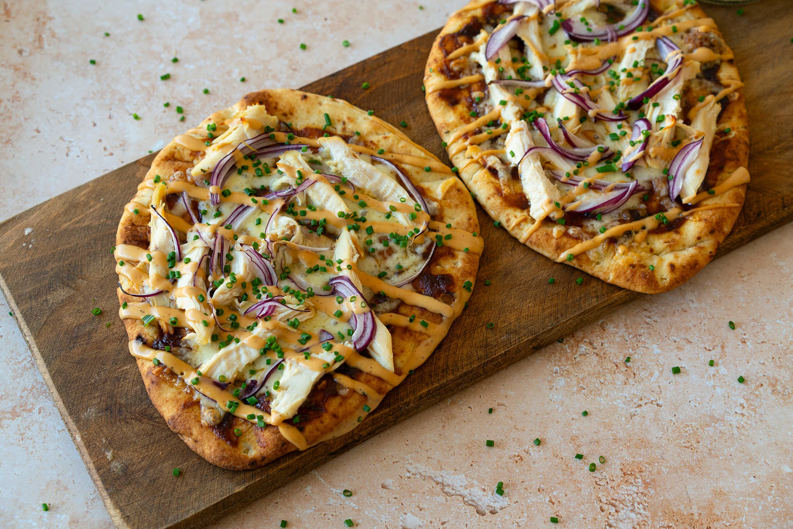 BBQ Ranch Chicken Flatbread