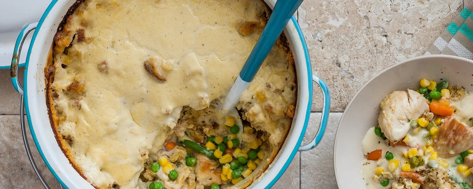 Chicken Stuffing Slow Cooker Casserole