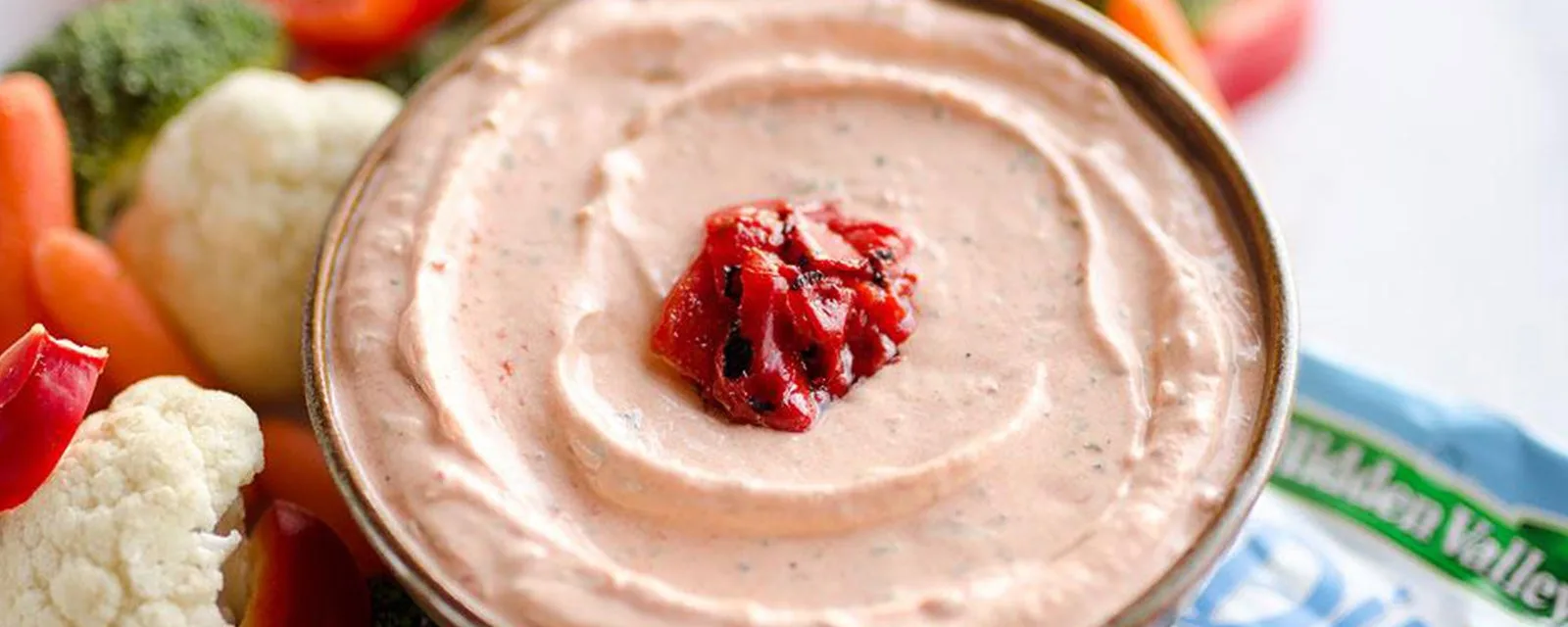 Roasted Red Pepper Ranch Dip