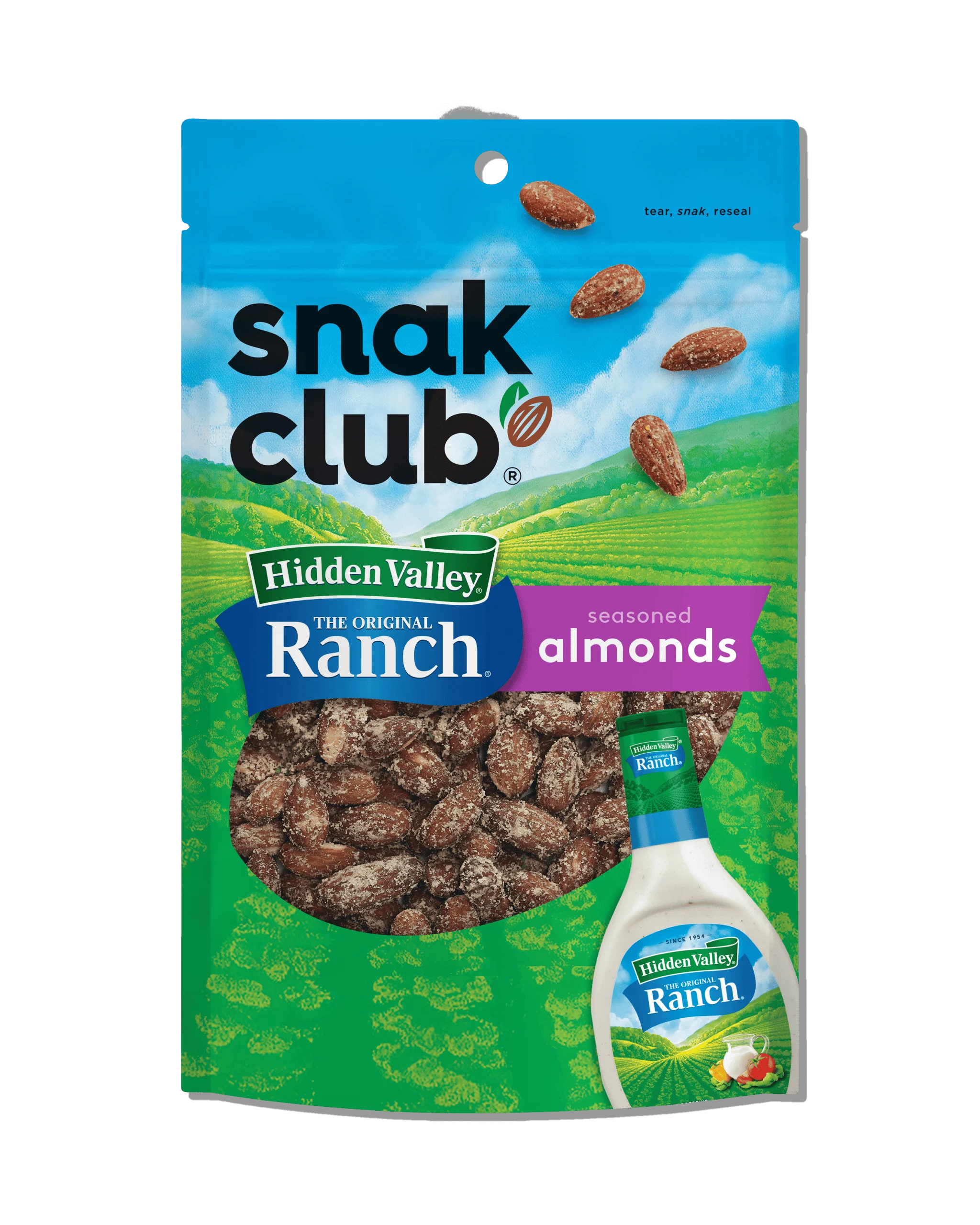 Snak Club® Hidden Valley® Ranch Seasoned Almonds