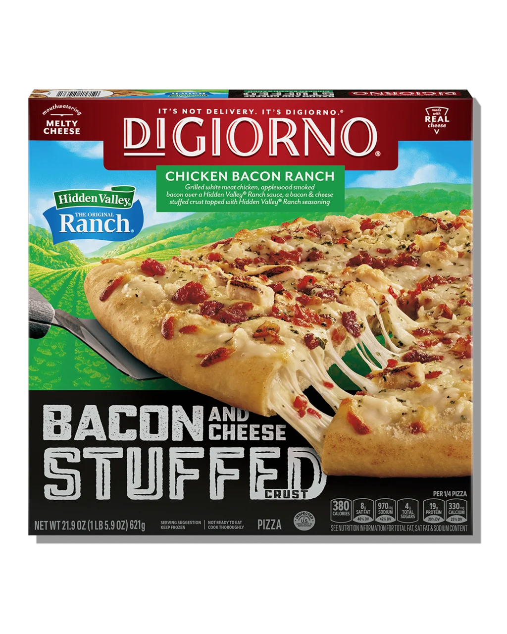 DiGiorno® Bacon and Cheese Stuffed Crust Chicken Bacon Ranch Pizza