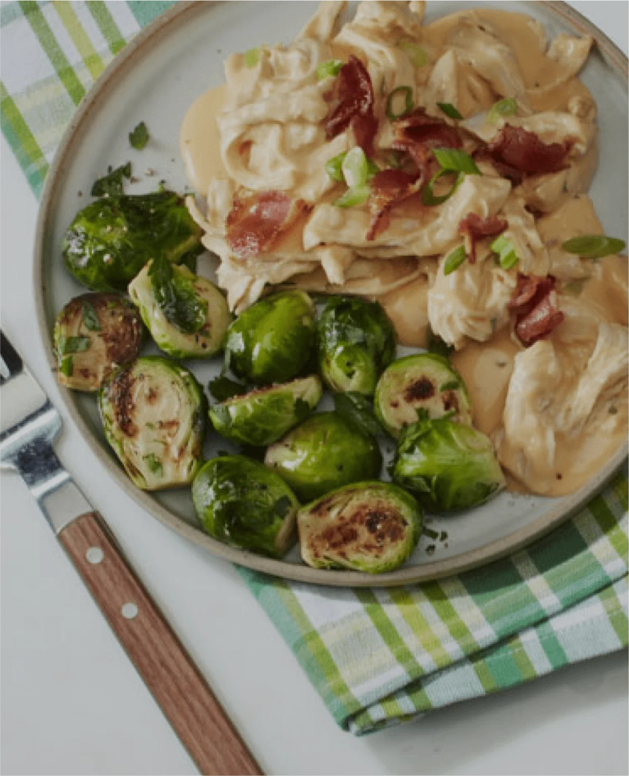 potatoes with brussels sprouts