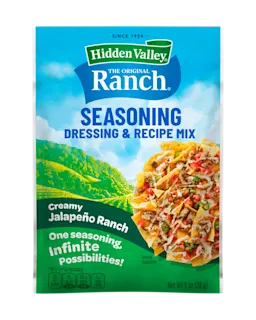 Hidden Valley® Creamy Jalapeño Ranch Seasoning, Dressing & Recipe Mix