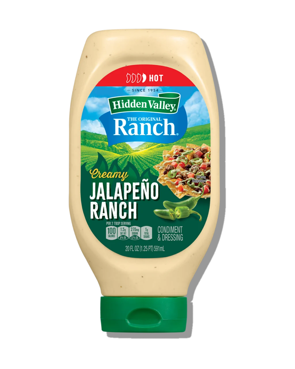 Hidden Valley® Creamy Jalapeño Ranch Condiment & Topping